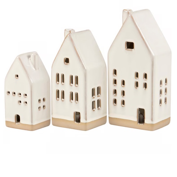 Lighted House Figurine Set - Picture 4 of 5